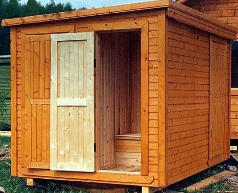 Как сделать туалет в бане Как сделать туалет в бане