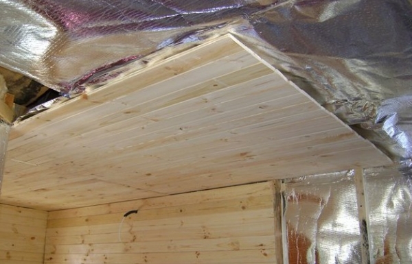 Как сделать потолок в парилке Как сделать потолок в парилке