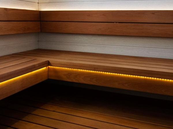 Как сделать освещение в бане Как сделать освещение в бане