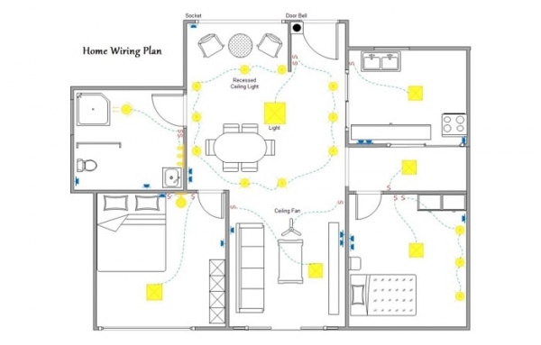Электромонтажные работы в квартире: поэтапная схема выполнения Электромонтажные работы в квартире: поэтапная схема выполнения