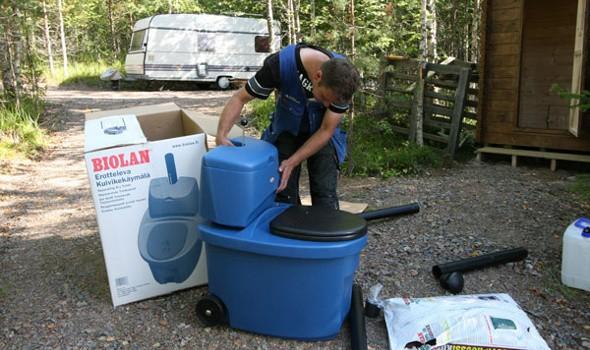 Как сделать туалет в бане Как сделать туалет в бане