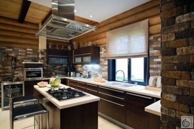 Кухня в деревянном доме: особенности интерьера и варианты оформления Кухня в деревянном доме: особенности интерьера и варианты оформления