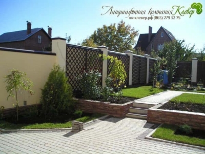 Дизайн частного двора