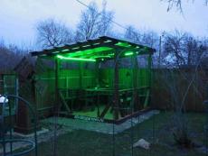 Подсветка беседки светодиодной лентой  
Подсветка беседки светодиодной лентой