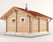 Проекты одноэтажных бань