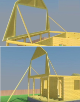 Как сделать крышу с мансардой для бани Как сделать крышу с мансардой для бани