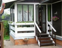 Проект бани 4 на 4 с верандой Проект бани 4 на 4 с верандой