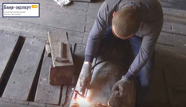 Как сварить печь для бани из трубы Как сварить печь для бани из трубы