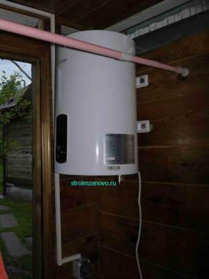 Подключение накопительного водонагревателя  
Подключение накопительного водонагревателя