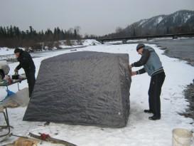 Походная баня своими руками Походная баня своими руками