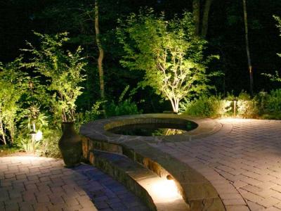  
Освещение участка загородного дома