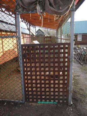 Деревянная калитка со спартаковским ромбом своими руками  
Деревянная калитка со спартаковским ромбом своими руками