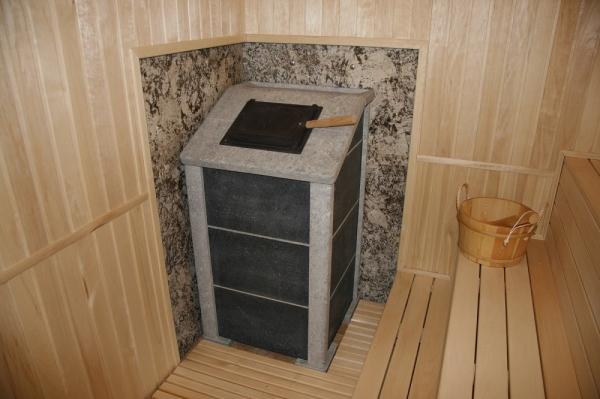 Отделка парилки в бане Отделка парилки в бане