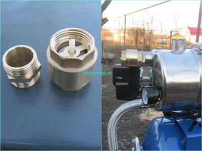 Подключение насосной станции  
Подключение насосной станции