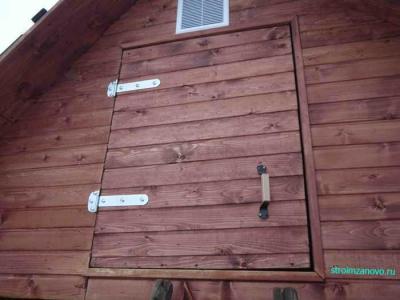  
Как сделать дверь для фронтона