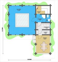 Проекты бань из бруса с бассейном Проекты бань из бруса с бассейном