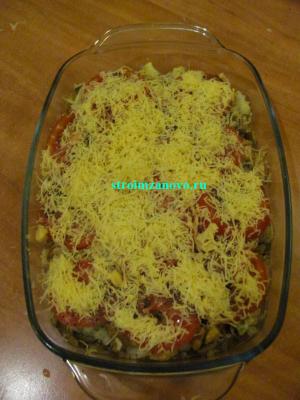 Запеканка с грибами  
Запеканка с грибами