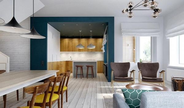 Интерьер кухни в таунхаусе (25+ фото): идеи, стили, рекомендации дизайнеров Интерьер кухни в таунхаусе (25+ фото): идеи, стили, рекомендации дизайнеров