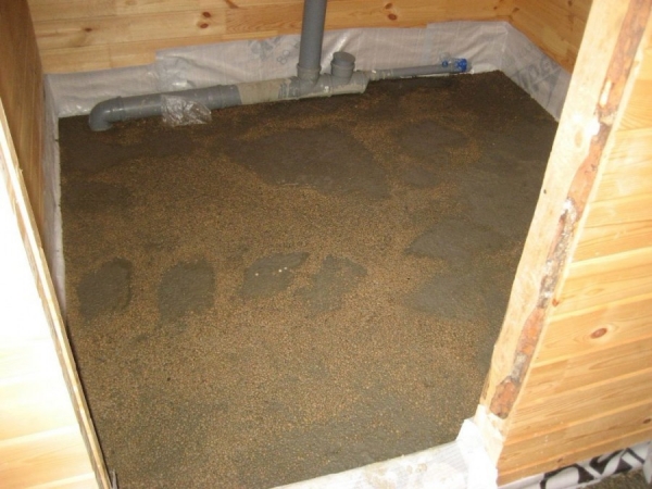 Пол в бане своими руками — пошаговое руководство