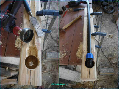 Декорирование водоразборной колонки  
Декорирование водоразборной колонки