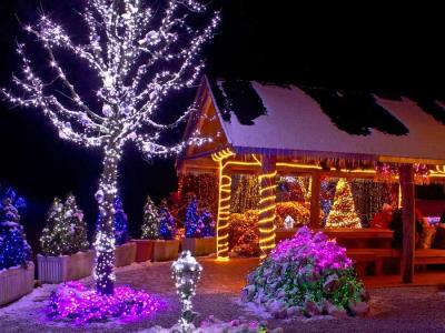  
Освещение участка загородного дома