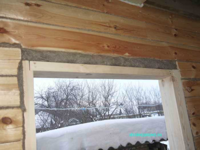 Окосячка дверного проёма  
Окосячка дверного проёма