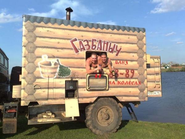 Перевозные мобильные бани Перевозные мобильные бани