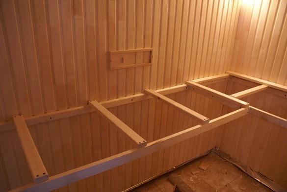 Полок для бани своими руками чертежи Полок для бани своими руками чертежи