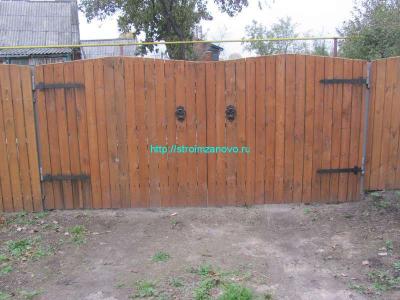 Распашные ворота своими руками  
Распашные ворота своими руками