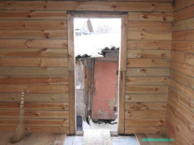 Окосячка дверного проёма  
Окосячка дверного проёма