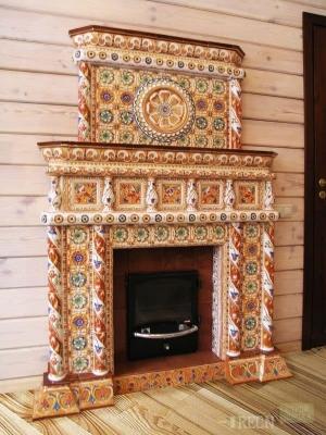 Плитка для печки: как обложить, свойства, особенности, техники