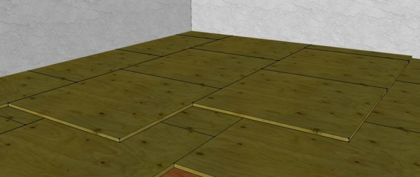 Укладка плитки на деревянный пол Укладка плитки на деревянный пол