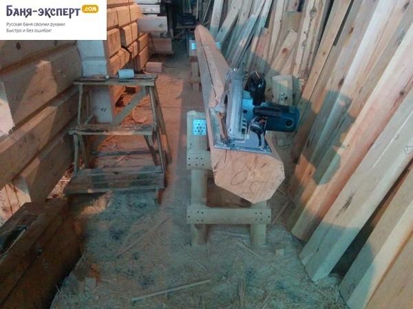 Норвежская рубка. Дома и бани из лафета