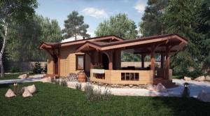 Одноэтажные бани с верандой Одноэтажные бани с верандой