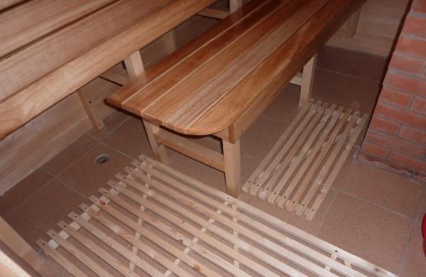 Как сделать пол в бане со сливом Как сделать пол в бане со сливом