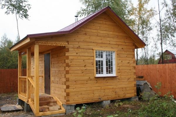 Небольшая баня из бруса своими руками Небольшая баня из бруса своими руками