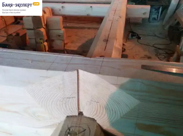 Норвежская рубка. Дома и бани из лафета