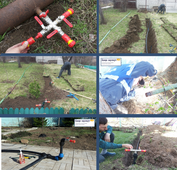 Летний водопровод для бани своими руками Летний водопровод для бани своими руками