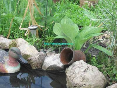 Как сделать пруд на даче  
Как сделать пруд на даче