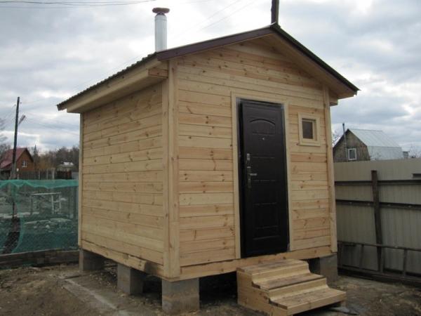 Небольшая баня из бруса своими руками Небольшая баня из бруса своими руками