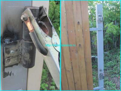 Распашные ворота своими руками  
Распашные ворота своими руками