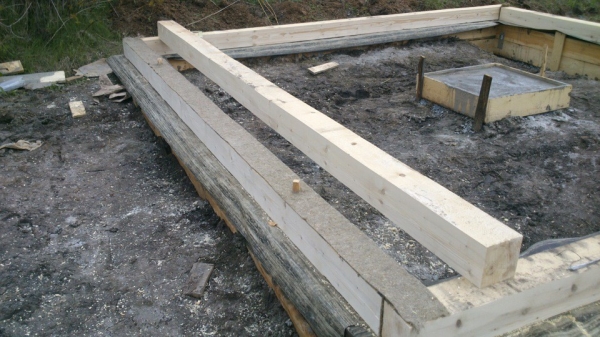 Продолжаем строительство бани весной Продолжаем строительство бани весной