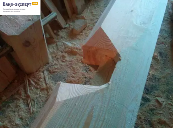 Норвежская рубка. Дома и бани из лафета