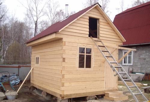 Проекты бань из бруса 3х4 — чертеж Проекты бань из бруса 3х4 — чертеж