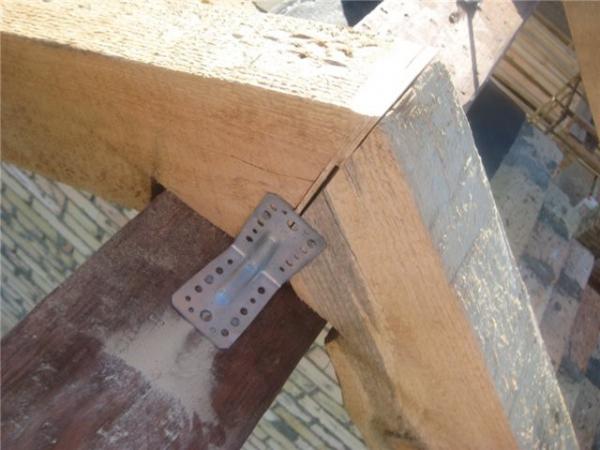 Как крепить стропила к мауэрлату Как крепить стропила к мауэрлату