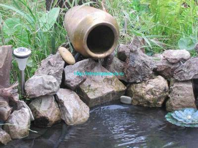 Как сделать пруд на даче  
Как сделать пруд на даче