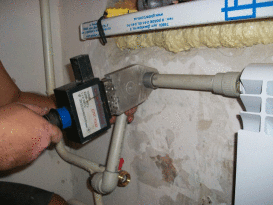 Однотрубная система отопления с нижней разводкой Однотрубная система отопления с нижней разводкой