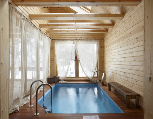 Проекты бань из бруса с бассейном Проекты бань из бруса с бассейном