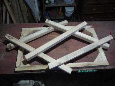 Деревянная калитка со спартаковским ромбом своими руками  
Деревянная калитка со спартаковским ромбом своими руками