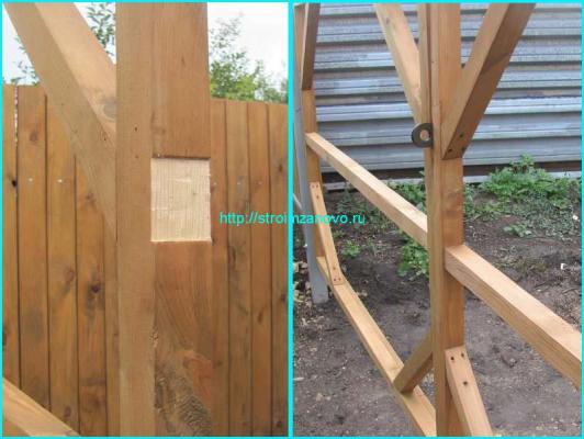 Распашные ворота своими руками  
Распашные ворота своими руками